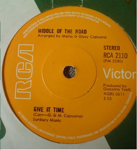 Middle Of The Road : Tweedle Dee, Tweedle Dum (7", Single, Sol)