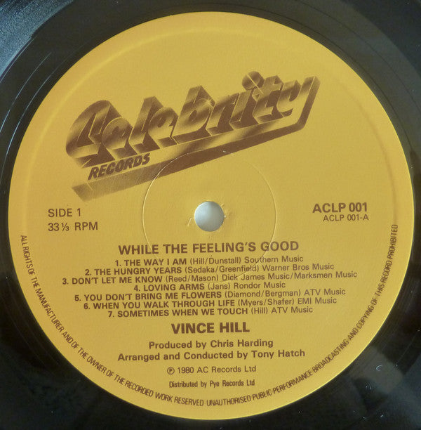 Vince Hill : While The Feeling's Good (LP, Album)