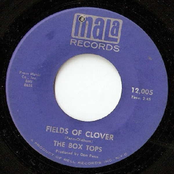 Box Tops : Choo Choo Train / Fields Of Clover (7")