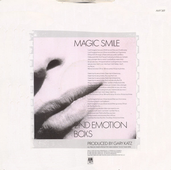 Rosie Vela : Magic Smile (12", Single)