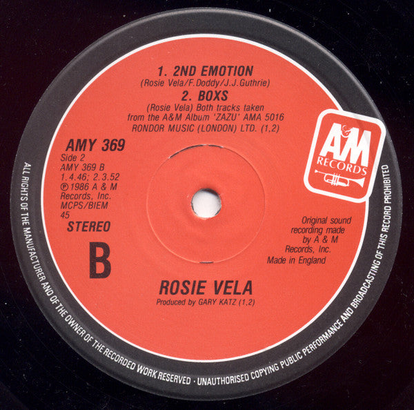 Rosie Vela : Magic Smile (12", Single)