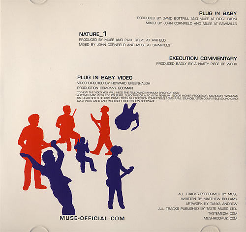Muse : Plug In Baby (Minimax, Single, Enh, CD1)