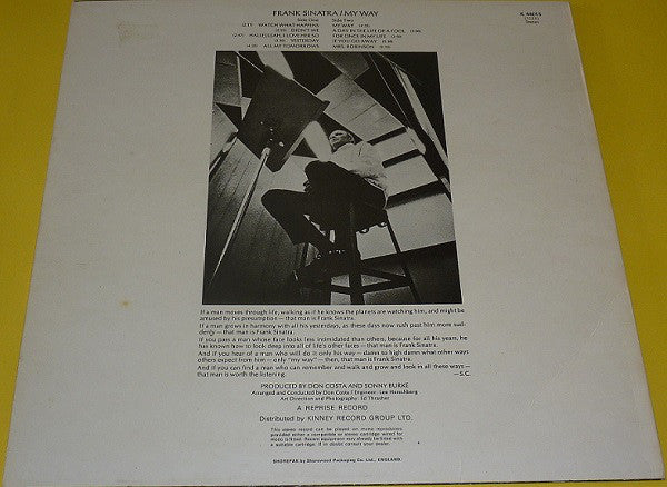 Frank Sinatra : My Way (LP, Album, RE)