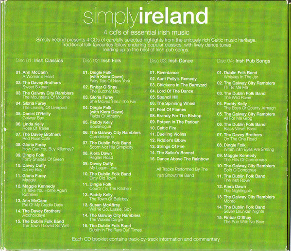 Various : Simply Ireland (4xCD, Comp)