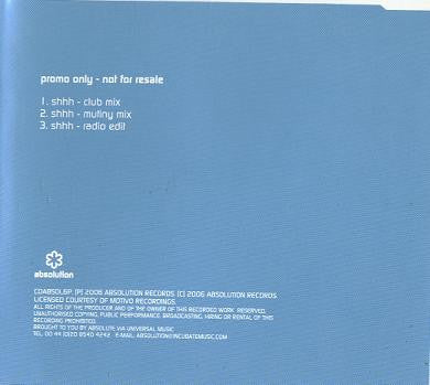 Innervisions (2) : Shhh (CD, Maxi, Promo)