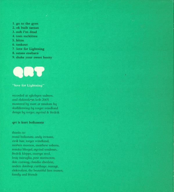 QRT : Love For Lightning (CD, Album)