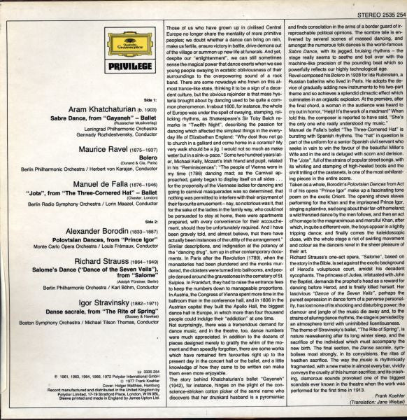 Various : Sabre Dance (LP, Comp)