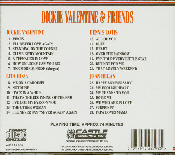 Various : Dickie Valentine & Friends (CD, Comp)