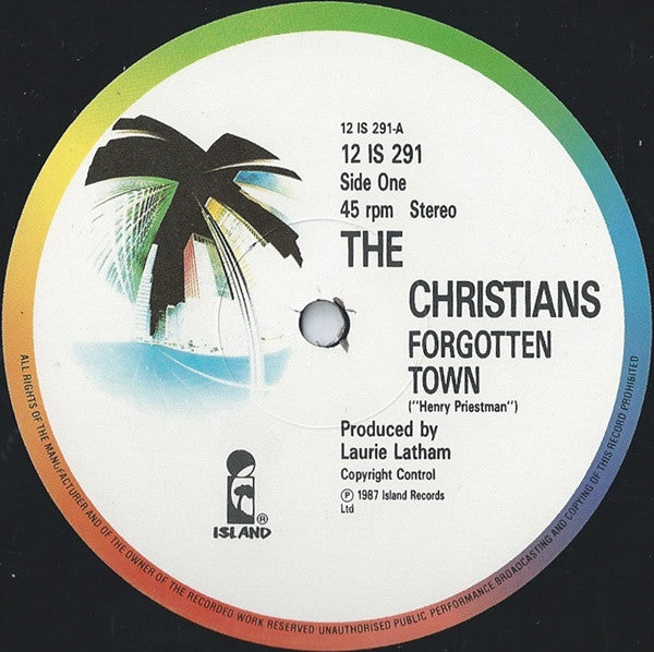The Christians : Forgotten Town (12", Single)