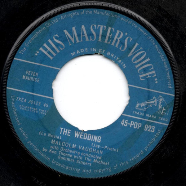 Malcolm Vaughan :  The Wedding / Guardian Angel (7", Single)