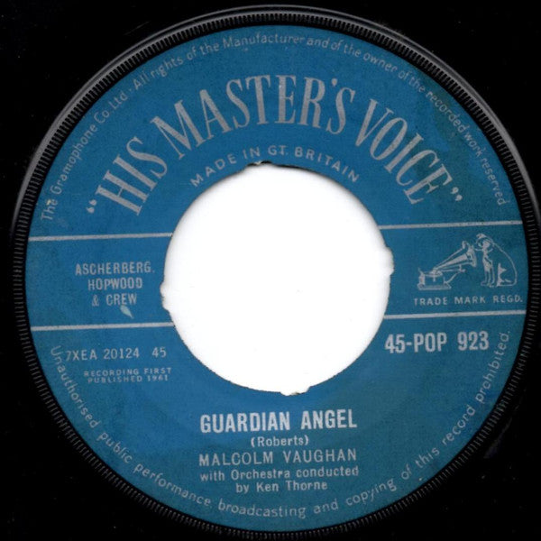 Malcolm Vaughan :  The Wedding / Guardian Angel (7", Single)