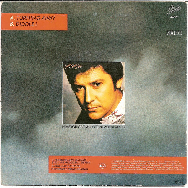 Shakin' Stevens : Turning Away (7", Single)
