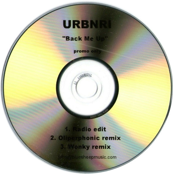 Urbnri : Back Me Up (CDr, Single, Promo)
