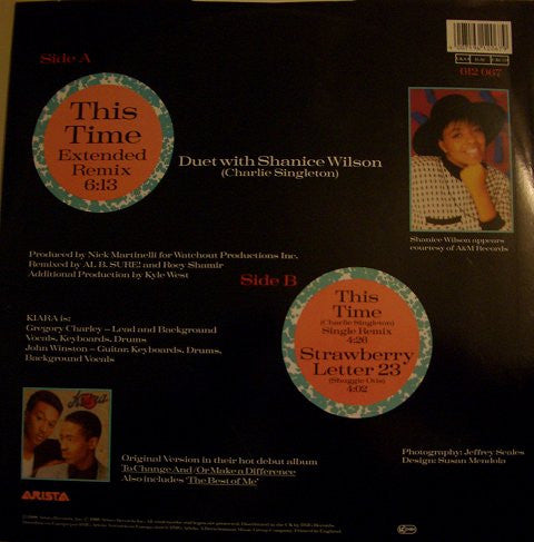 Kiara Duet With Shanice Wilson : This Time (12", Single)