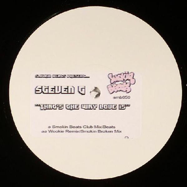 Smokin Beats present Steven G : That's The Way Love Is (12", Promo, W/Lbl, Sti)