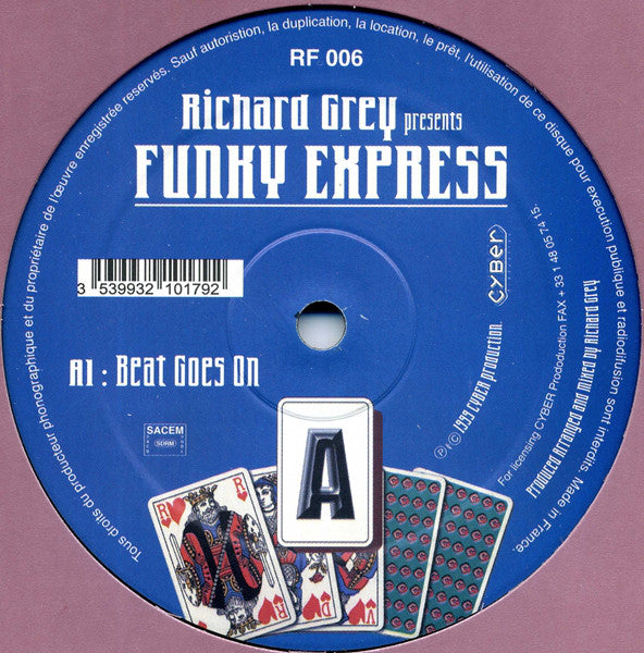 Richard Grey Presents Funky Express : Beat Goes On (12")
