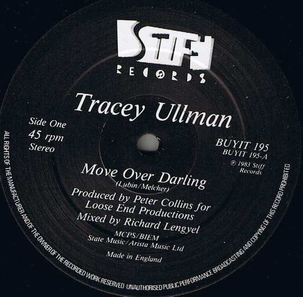 Tracey Ullman : Move Over Darling (12")