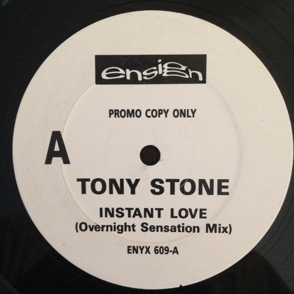 Tony Stone : Instant Love (12", Promo)