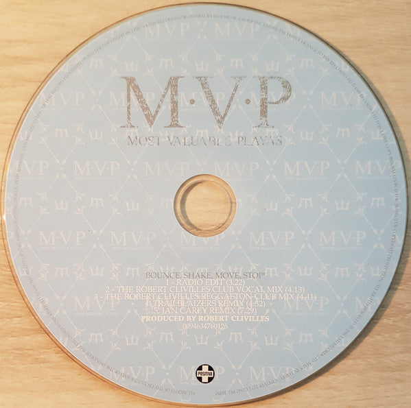 M.V.P. : Bounce, Shake, Move, Stop! (CD, Single, Promo, Car)