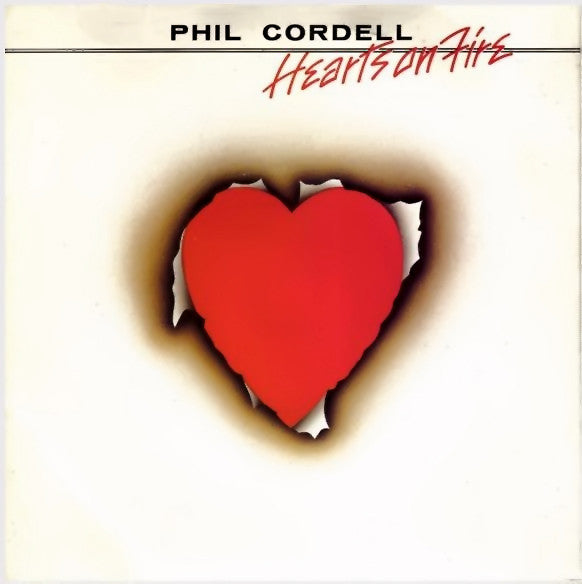 Phil Cordell : Hearts On Fire (7", Single, Red)
