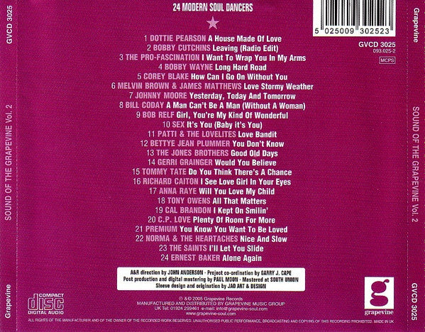 Various : Sound Of The Grapevine (Volume 2) (CD, Comp)