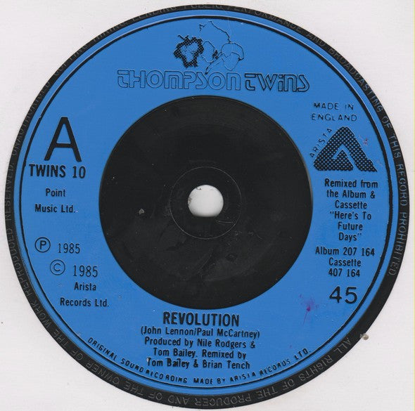 Thompson Twins : Revolution (7", Single)