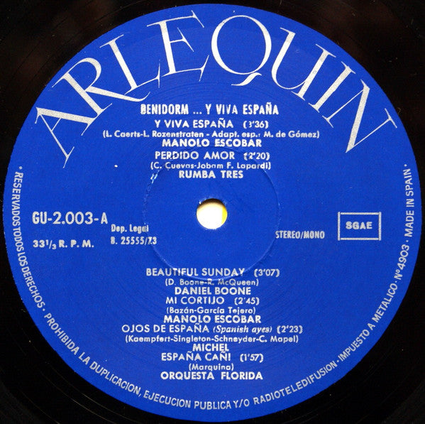 Various : Benidorm... Y Viva España (LP, Album, Comp)