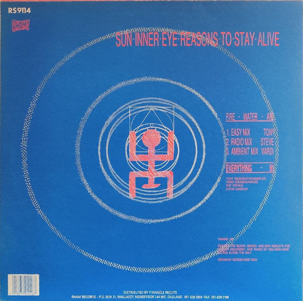 Everything : Fire, Water, Air (12")