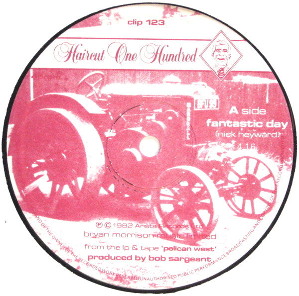 Haircut One Hundred : Fantastic Day (12", Single)