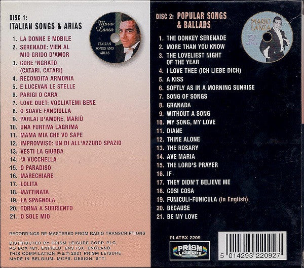 Mario Lanza : 42 Great Performances (2xCD, Comp)