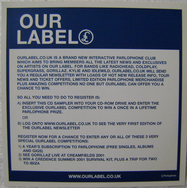 Various : Parlophone Records: A Flavour Of The Label (Our Label) (CD, Comp, Enh, Promo)