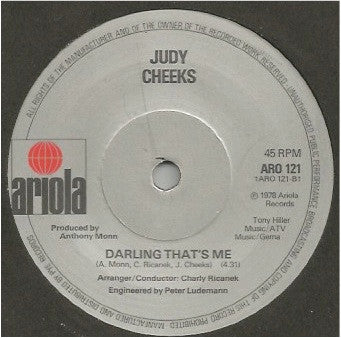 Judy Cheeks : Mellow Lovin' (7", Single)