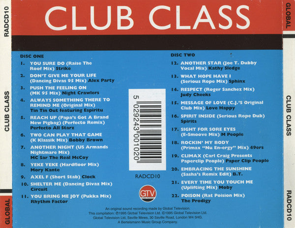 Various : Club Class (2xCD, Mixed)