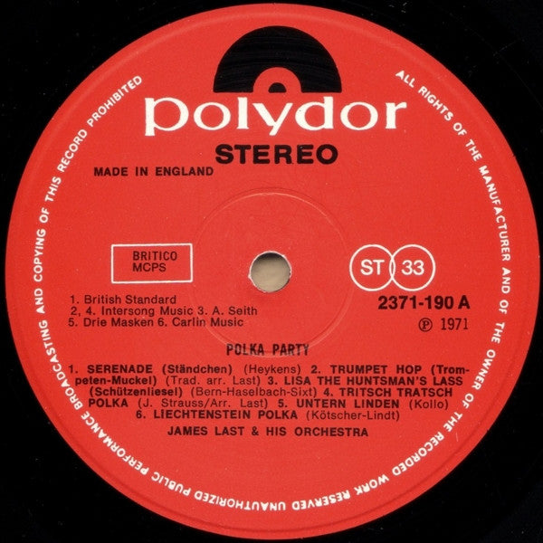 Orchester James Last : Polka-Party (LP)