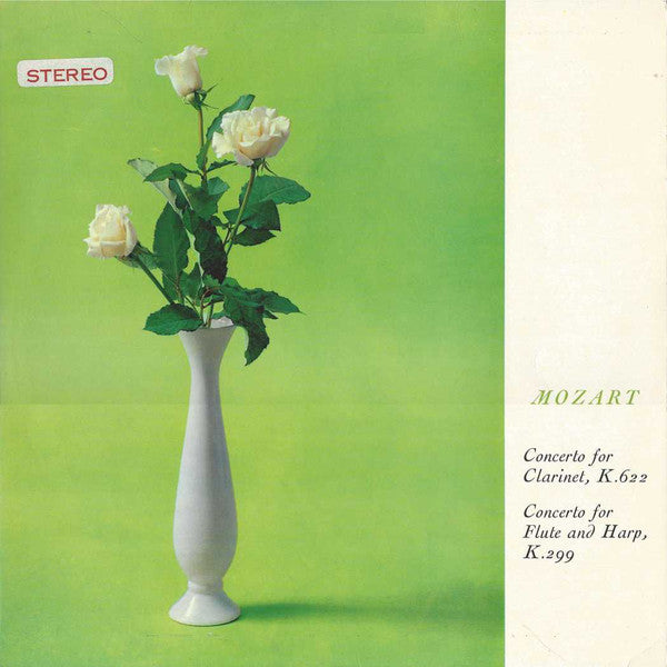 Mozart*, Jean-Pierre Rampal, Lily Laskine, Jacques Lancelot, Mozart Chamber Orchestra*, Jean-François Paillard : Concerto For Clarinet, K. 622 / Concerto For Flute And Harp. K.299 (LP, Club, RE)