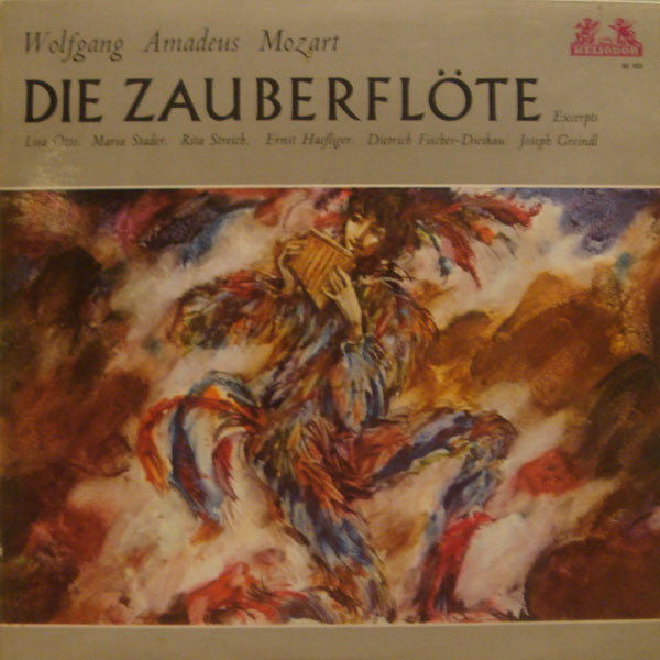Wolfgang Amadeus Mozart • Lisa Otto • Maria Stader • Rita Streich • Ernst Haefliger • Dietrich Fischer-Dieskau • Josef Greindl : Die Zauberflöte - Excerpts (LP)