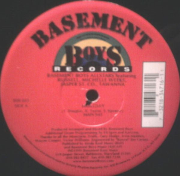 The Basement Boys : Holiday (12")