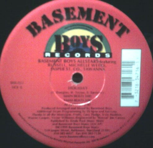 The Basement Boys : Holiday (12")
