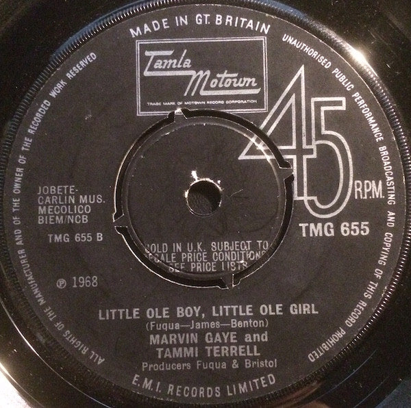 Marvin Gaye & Tammi Terrell : Ain't Nothing Like The Real Thing (7", Single, 4 P)