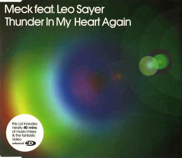 Meck (2) Feat. Leo Sayer : Thunder In My Heart Again (CD, Maxi, Enh)