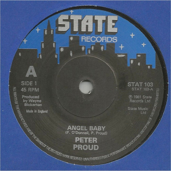 Peter Proud : Angel Baby (7")