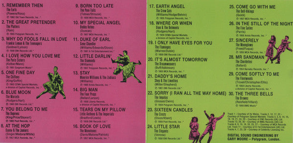 Various : Remember Then... (30 Original Doo-Wop Classics) (CD, Comp)