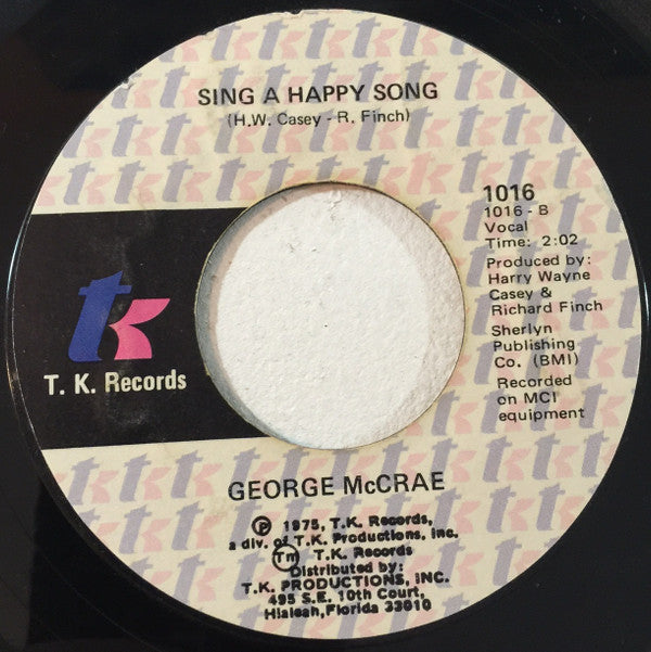 George McCrae : Honey I (7", Single)