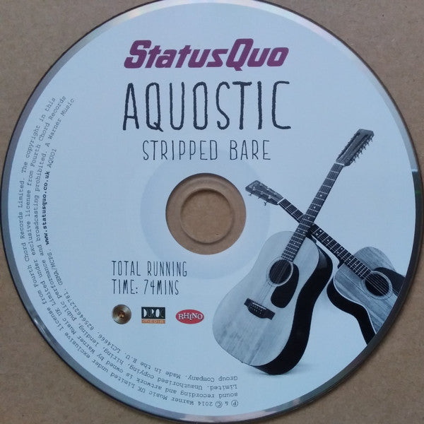 Status Quo : Aquostic Stripped Bare (CD, Album)