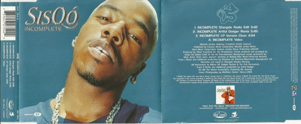 Sisqo : Incomplete (CD, Single, Enh)