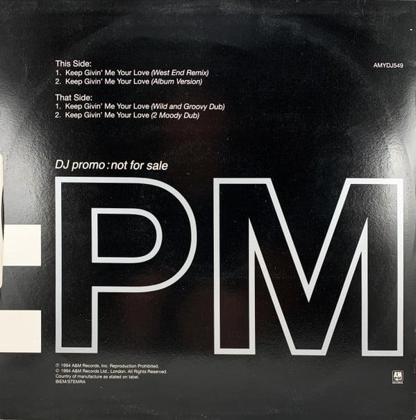 Ce Ce Peniston : Keep Givin' Me Your Love (12", Promo)