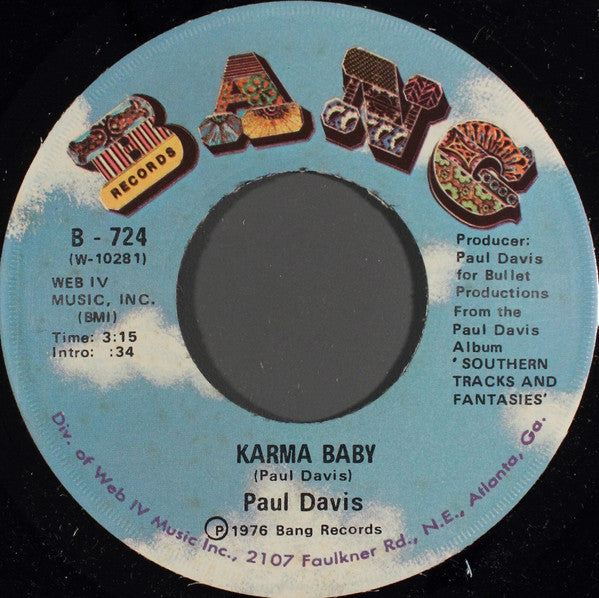 Paul Davis (3) : Thinking Of You (7")
