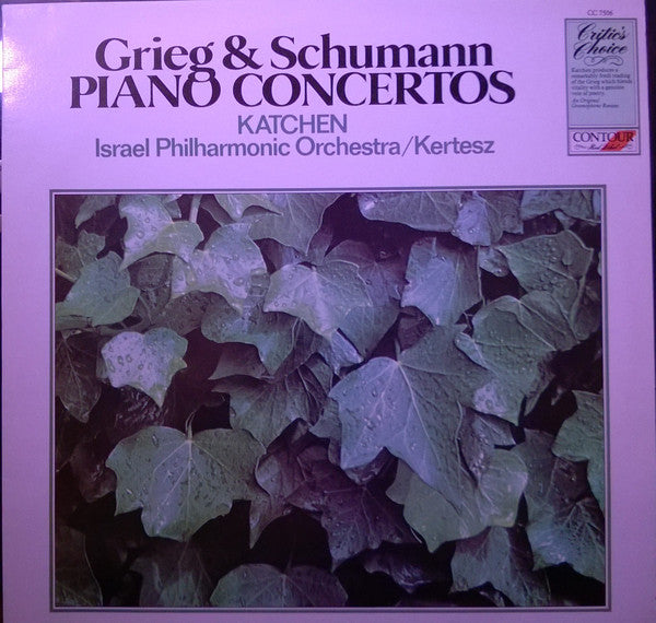 Edvard Grieg & Robert Schumann - Julius Katchen, István Kertész Conducting Israel Philharmonic Orchestra :  Piano Concertos (LP, RE)