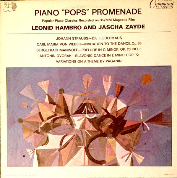 Leonid Hambro And Jascha Zayde : Piano "Pops" Promenade (LP, Album, Gat)