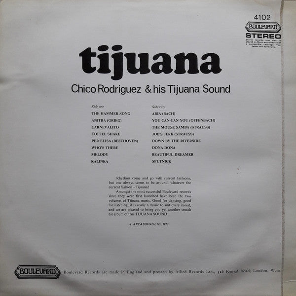 Chico Rodriguez & His Tijuana Sound : Tijuana Volume 3 (LP)